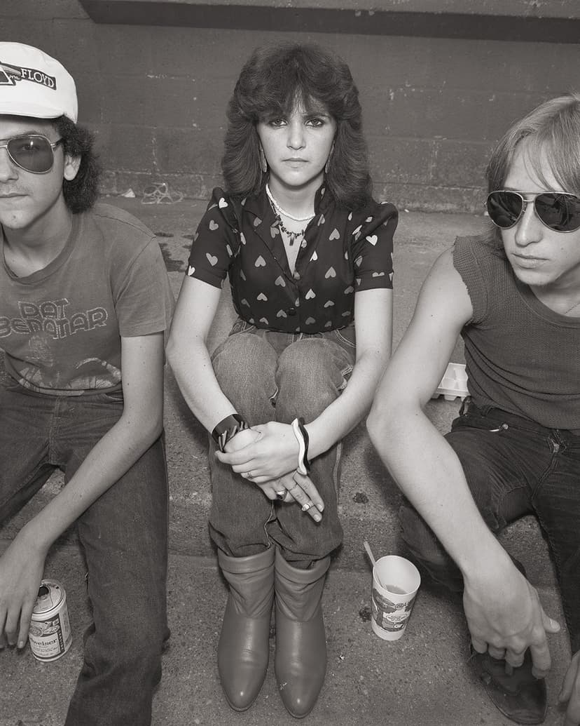 Stephen DiRado, John, Tonya and Maverick, 1983 (printed 2026), archival pigment print