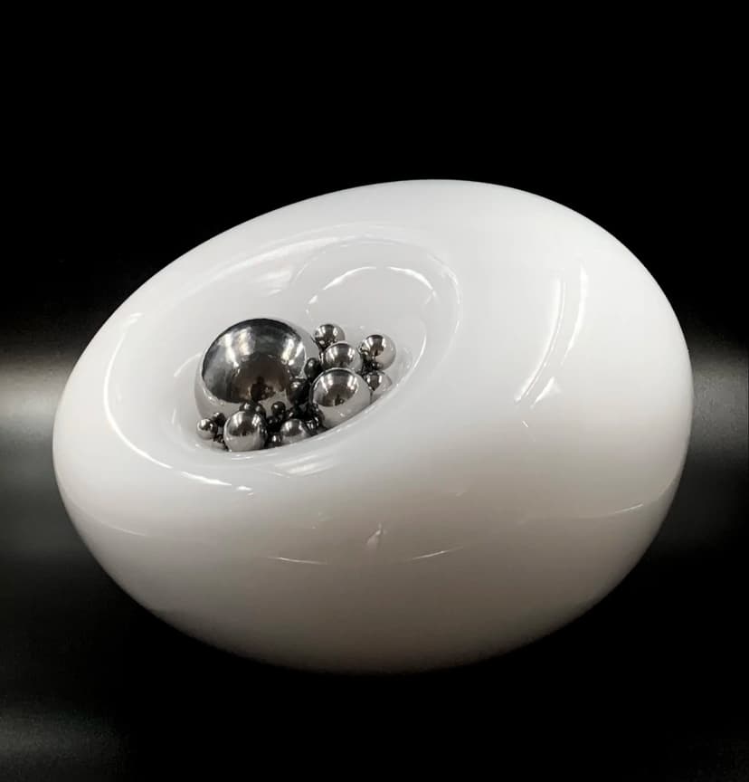 Minami Oya, Impact Horizon 7, 2026, hand-blown glass