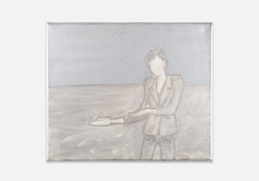 Silke Otto-Knapp, Untitled, c. 2006, Watercolor and gouache on canvas, 10 x 12 x 3/4 inches (25.4 x 30.5 x 1.9 cm)