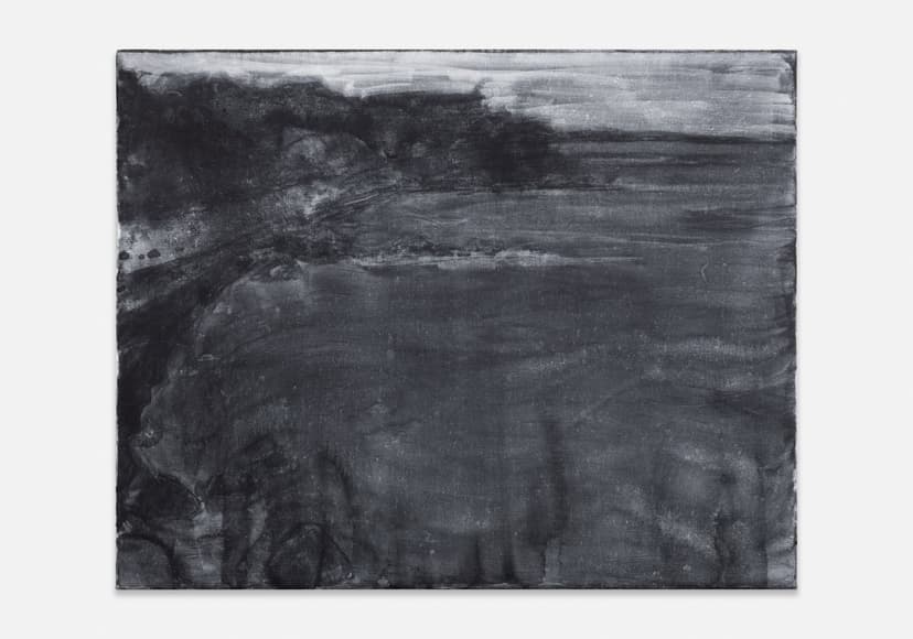 Silke Otto-Knapp, Untitled, c. 2011, Watercolor on canvas, 15 3/4 x 19 3/4 x 3/4 inches (40 x 50.2 x 1.9 cm)