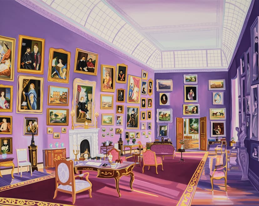 Attingham Park, Picture Gallery, Early Morning