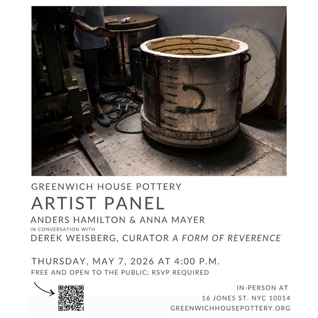 Panel Discussion with Anders Hamilton and Anna Mayer in conversation with Derek Weisberg on A Form Of Reverence
