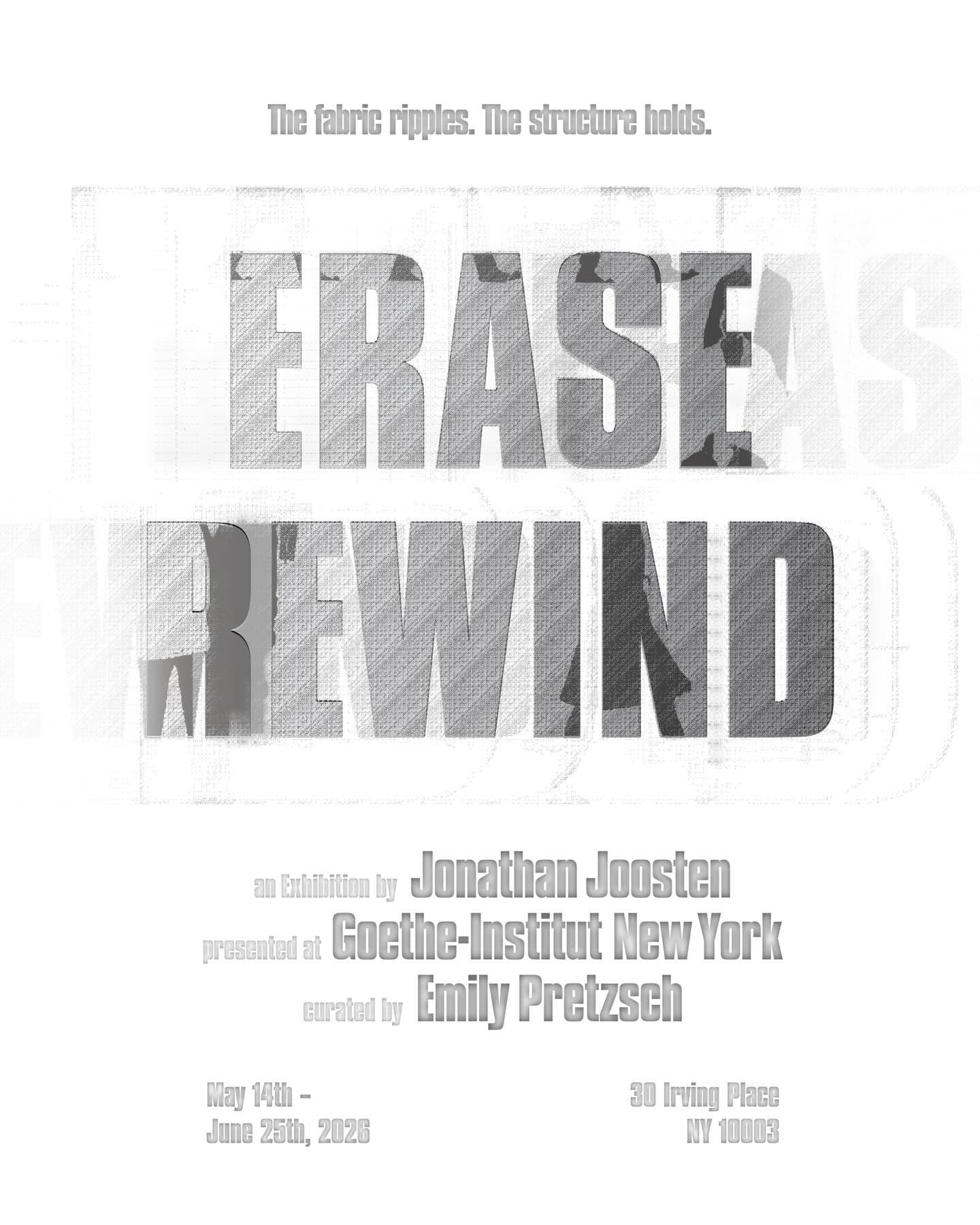 Jonathan Joosten: ERASE / REWIND
