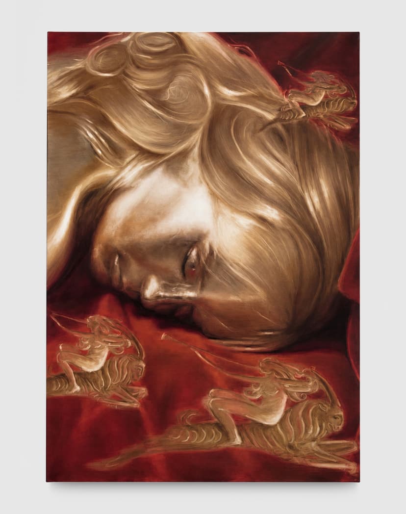 Tomas Harker, Echo, 2026, oil on canvas, 79 x 55 in 200 x 140 cm