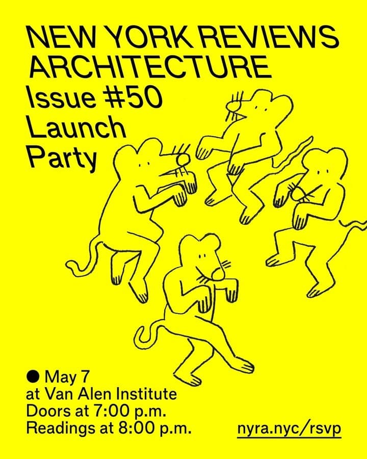 New York Review of Architecture Issue #50 Launch