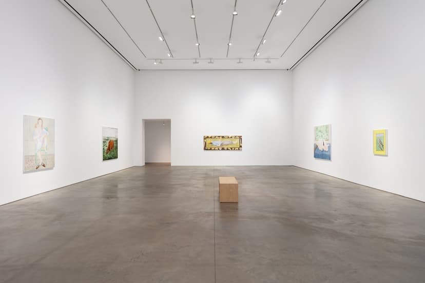 Installation view: Tanya Merrill, Land animal, house animal, 303 Gallery, New York, 2026. Photo: Morgan Waltz
