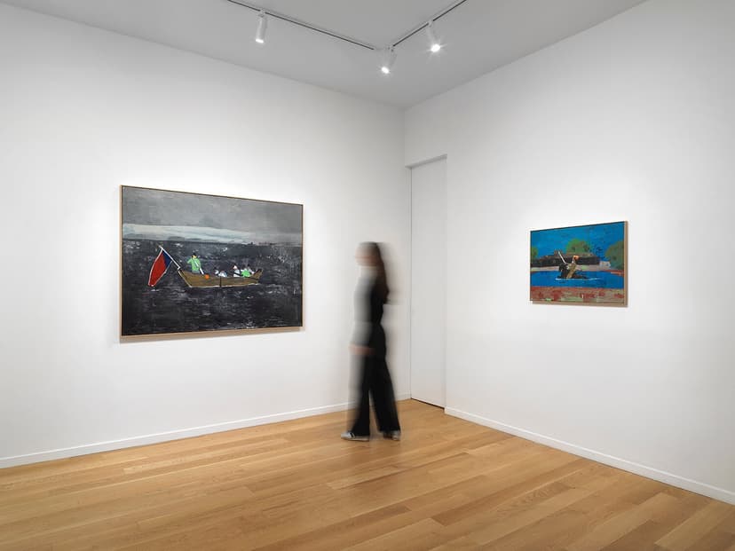 Installation view, Danny Fox: Fata Morgana, Alexander Berggruen, New York, 2026