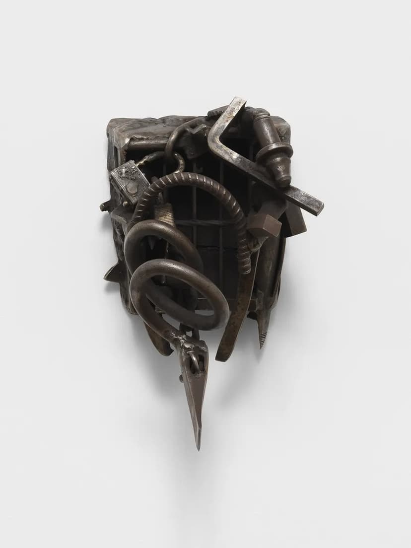 Melvin Edwards, Untitled, 1994, welded steel 12 x 9 x 9 1/2 in (30.5 x 22.9 x 24.1 cm)