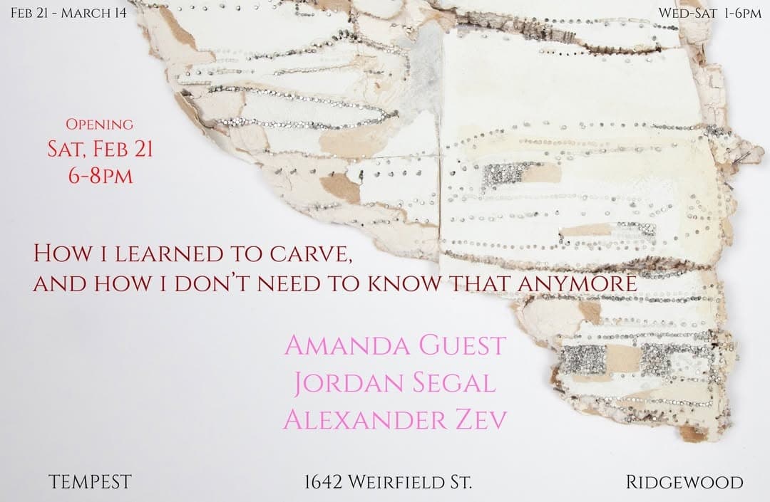 How I Learned to Carve