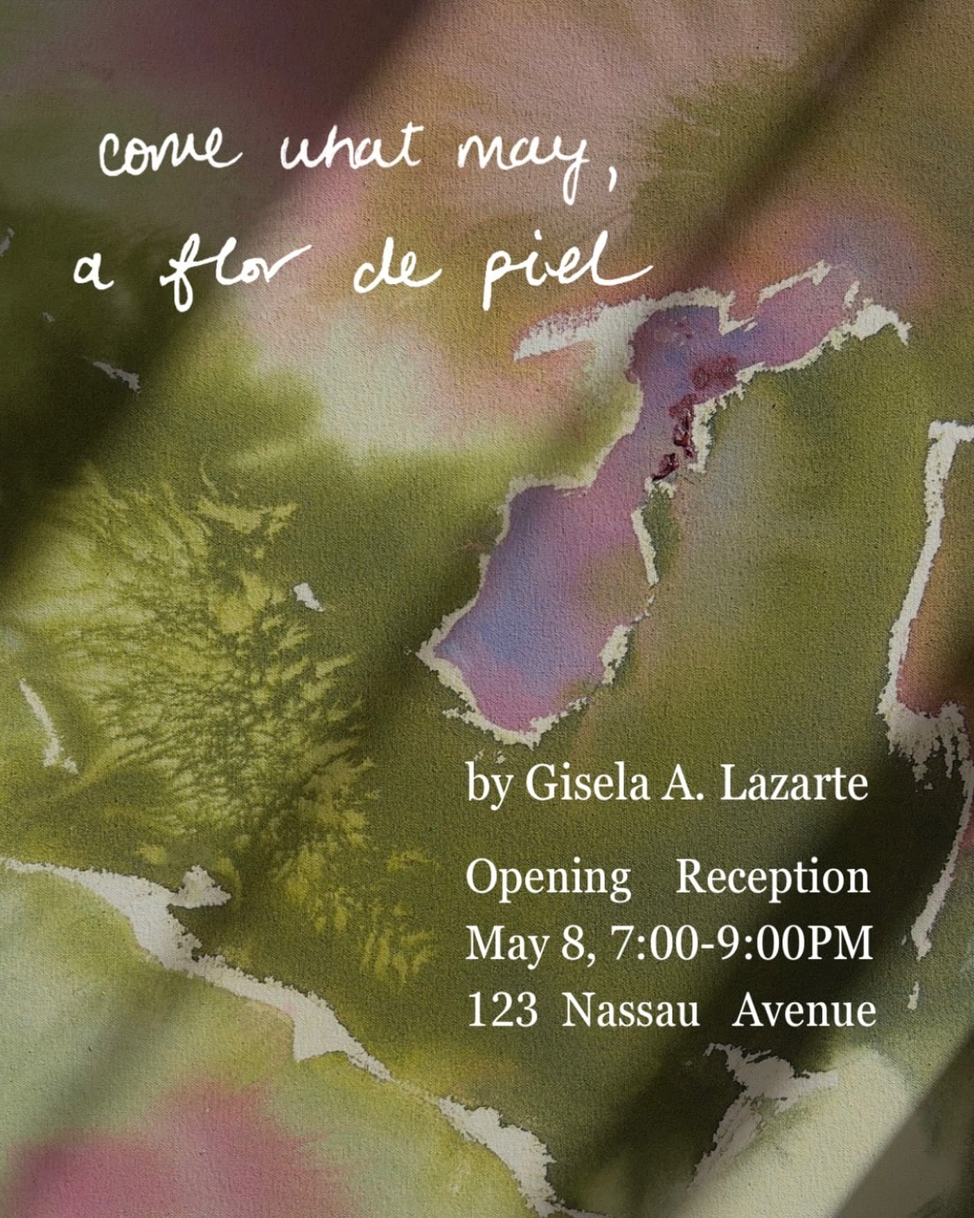 Gisela A. Lazarte: come what may, a flor de piel