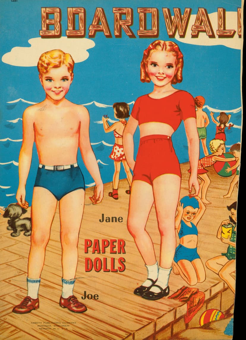 Boardwalk Paper Dolls book cover