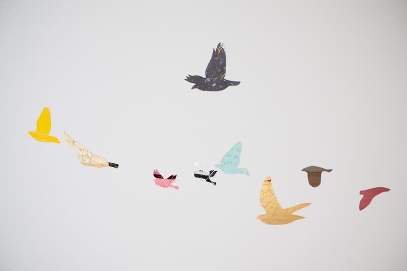 Installation view, Jiaming You: Murmuration, THE BLANC, New York, 2026