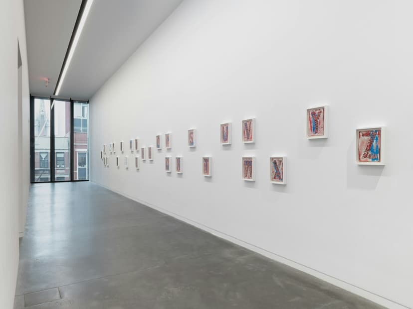 Mark Bradford, Untitled (A–Z), 2010 (installation view), Studio Museum in Harlem, 2026. Photo: Kris Graves