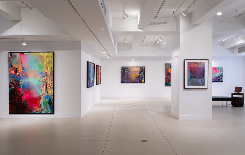 Installation view, Brian Rutenberg, Forum Gallery, New York, 2026