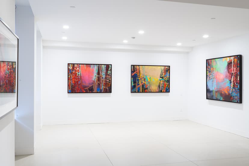 Installation view, Brian Rutenberg, Forum Gallery, New York, 2026